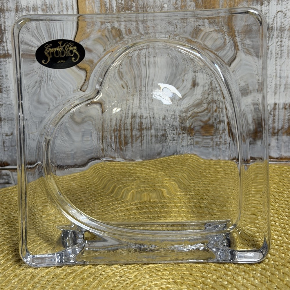 Vintage Crystal Clear Studios Japan‎ Heart Frame Valentines Unique Gift Wedding